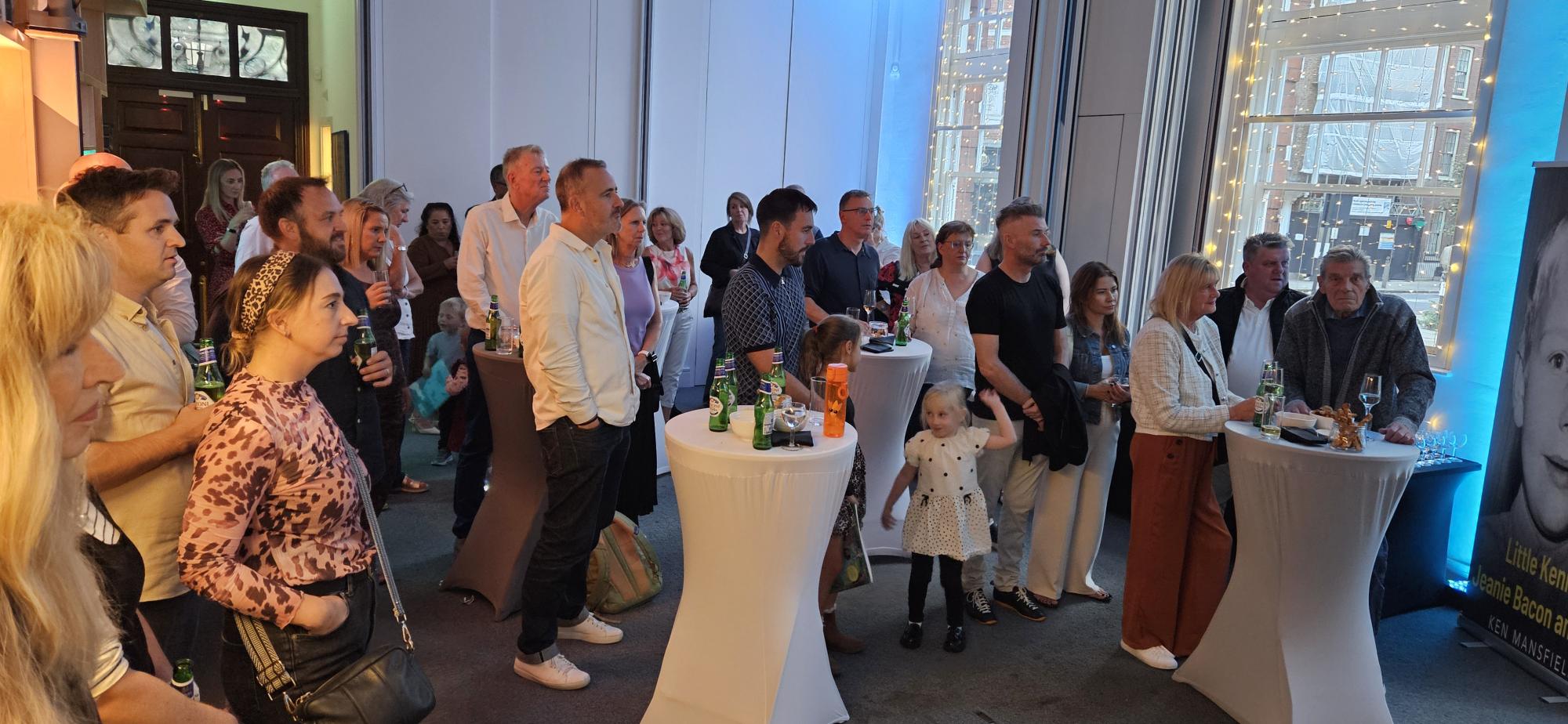 The Drip and Little Kenny, Jeanie Bacon and Dad book launch