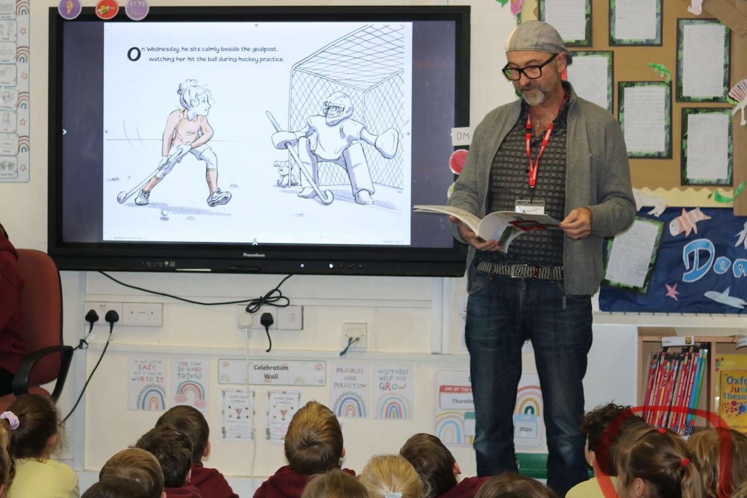 Ken at Lady Boswells primary school